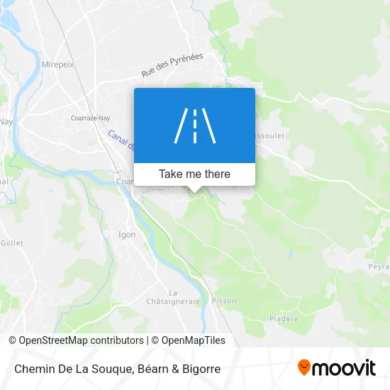 Chemin De La Souque map