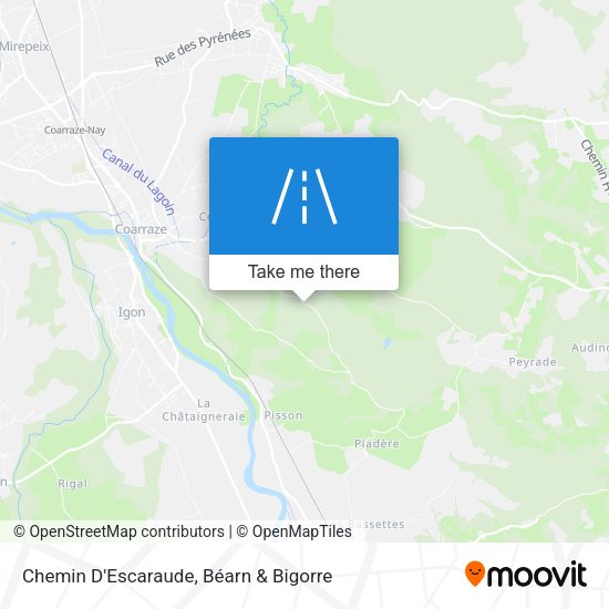 Chemin D'Escaraude map