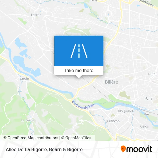 Allée De La Bigorre map