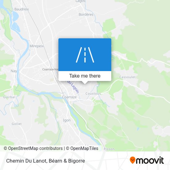 Chemin Du Lanot map