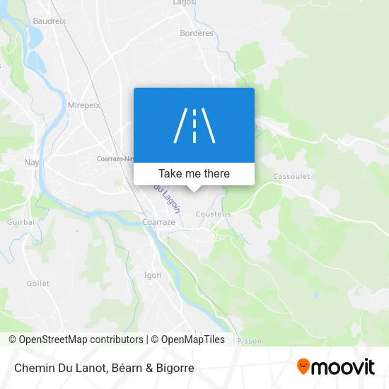 Chemin Du Lanot map