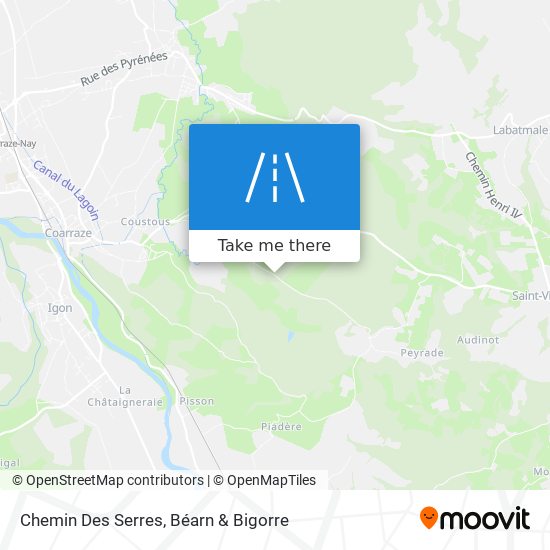 Chemin Des Serres map