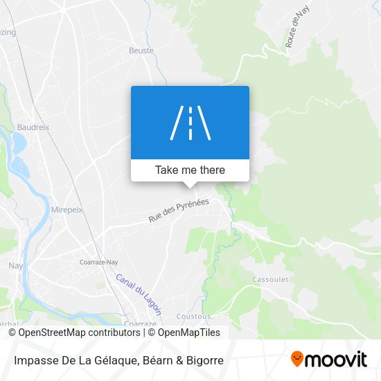 Impasse De La Gélaque map
