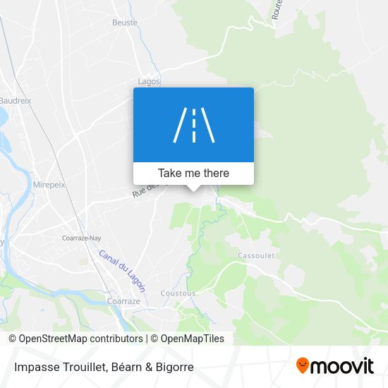 Impasse Trouillet map