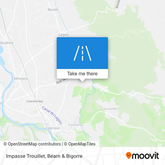 Impasse Trouillet map