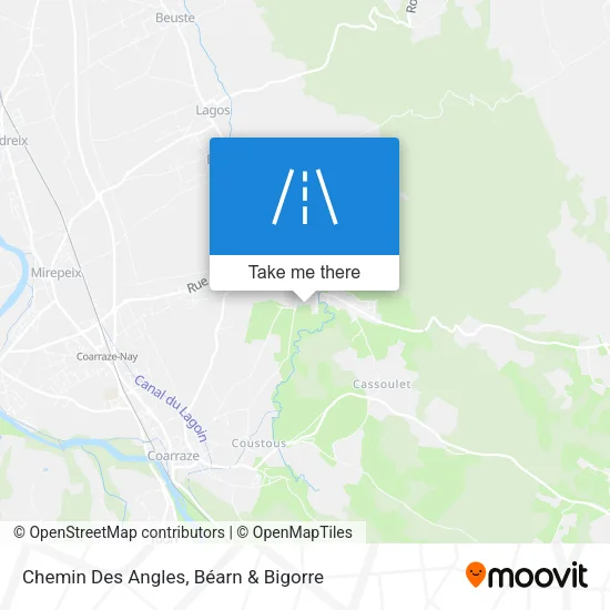 Chemin Des Angles map