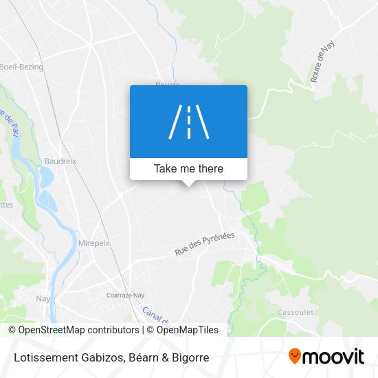Lotissement Gabizos map