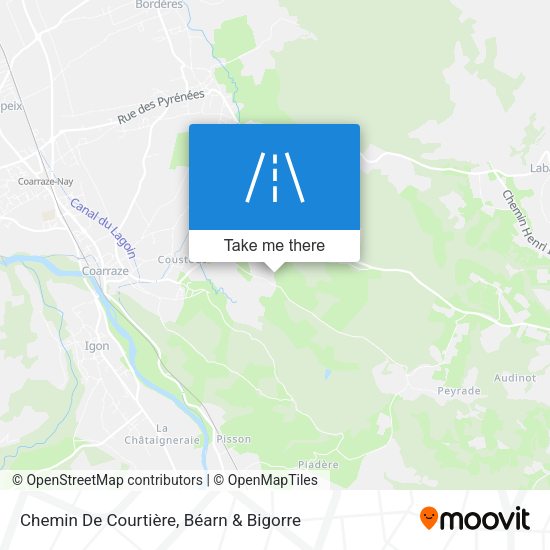 Chemin De Courtière map