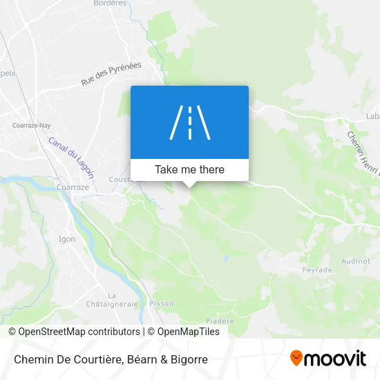 Chemin De Courtière map