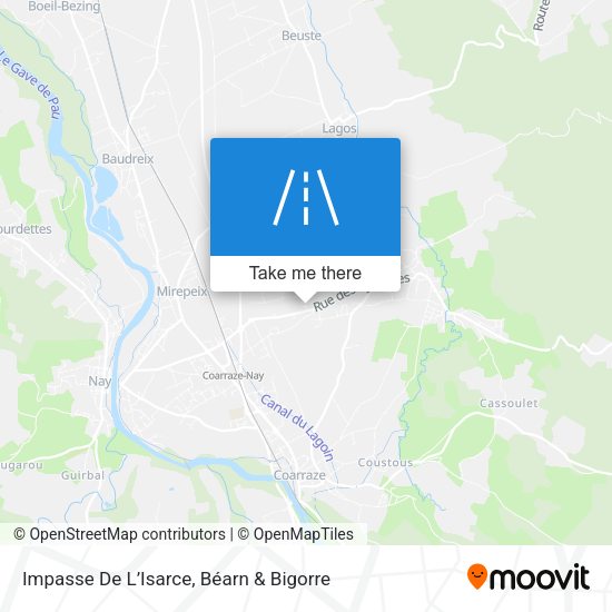 Impasse De L’Isarce map