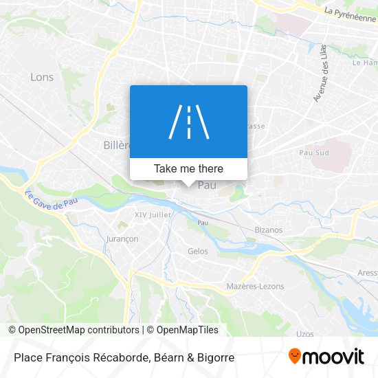 Place François Récaborde map