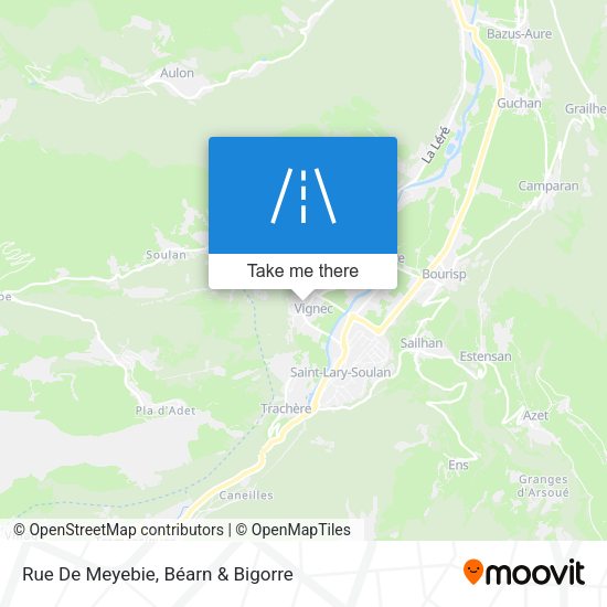 Rue De Meyebie map