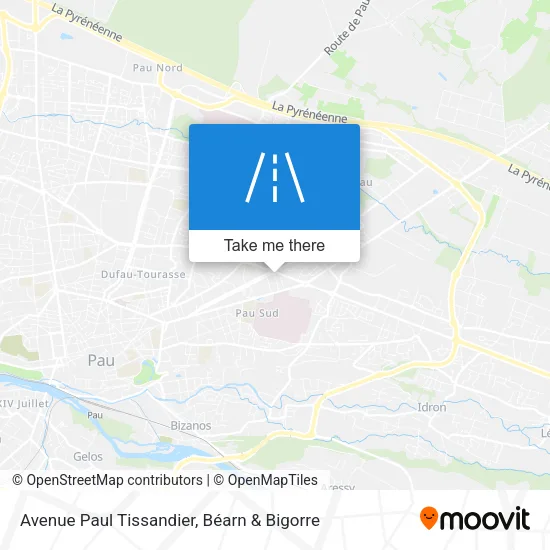 Avenue Paul Tissandier map