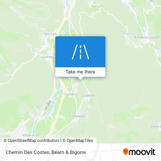 Chemin Des Costes map
