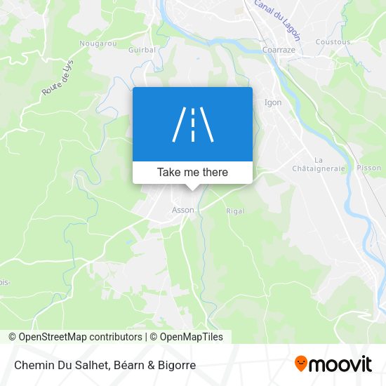 Chemin Du Salhet map