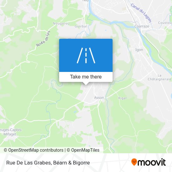 Rue De Las Grabes map