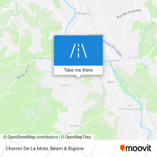Chemin De La Mote map