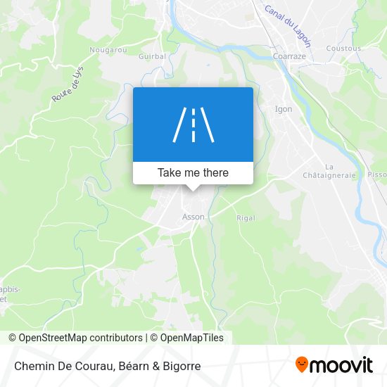 Chemin De Courau map
