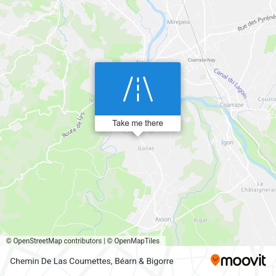 Chemin De Las Coumettes map