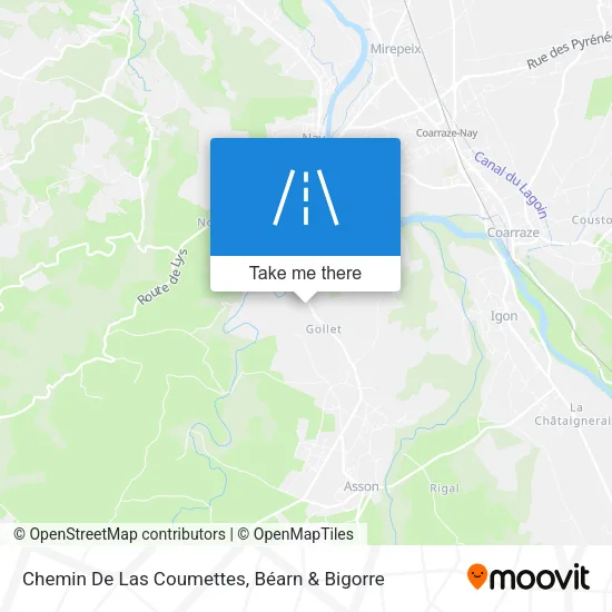 Chemin De Las Coumettes map