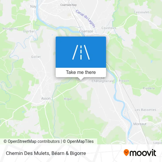 Chemin Des Mulets map
