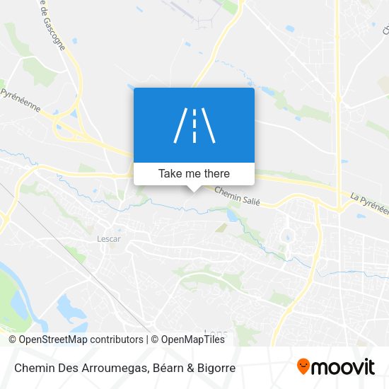 Chemin Des Arroumegas map