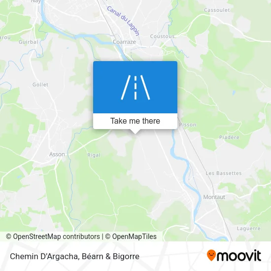 Chemin D'Argacha map
