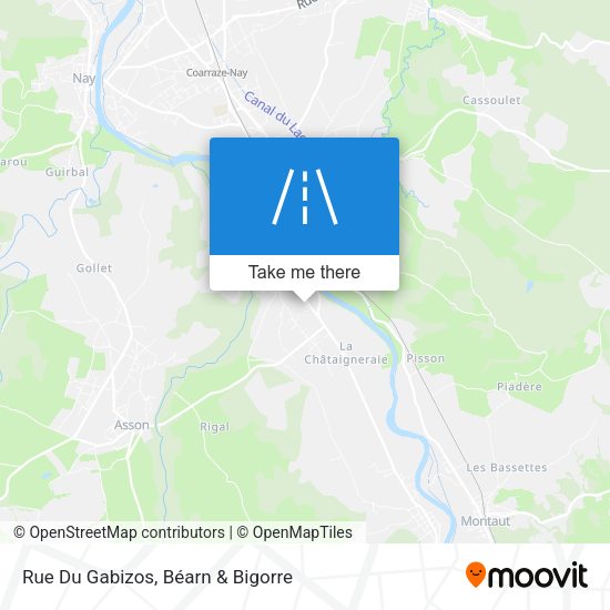 Rue Du Gabizos map