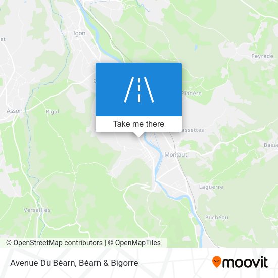 Avenue Du Béarn map