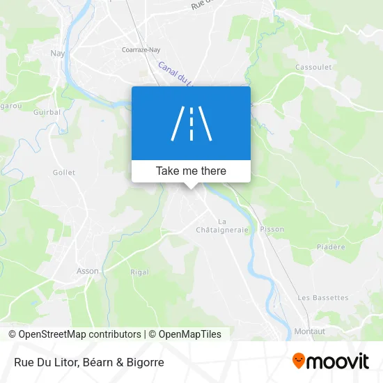 Rue Du Litor map