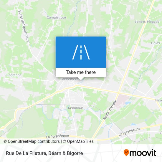 Rue De La Filature map