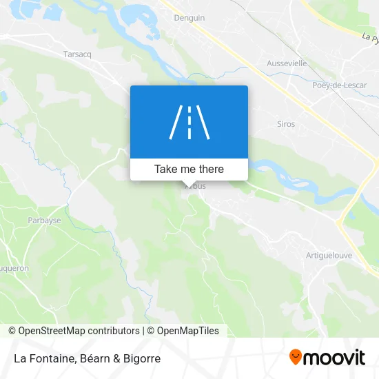 La Fontaine map