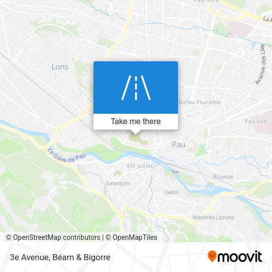 3e Avenue map