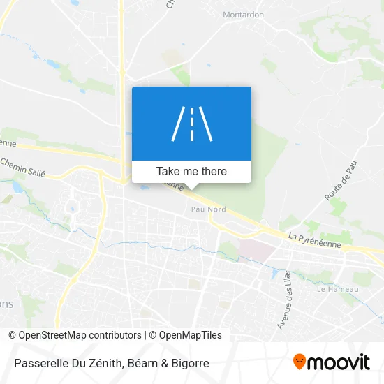 Passerelle Du Zénith map