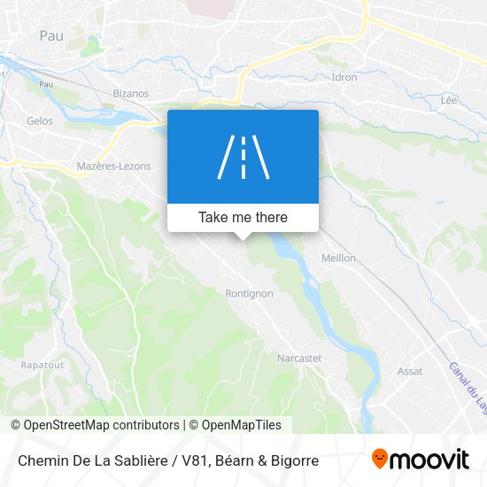 Chemin De La Sablière / V81 map
