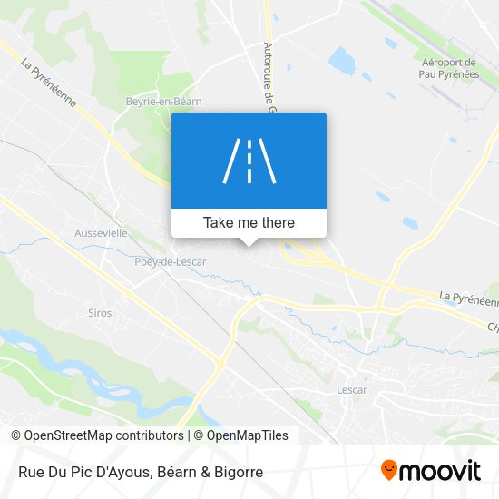 Rue Du Pic D'Ayous map