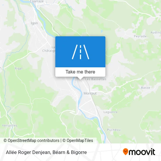 Allée Roger Denjean map