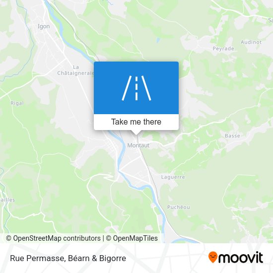 Rue Permasse map