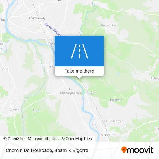 Chemin De Hourcade map