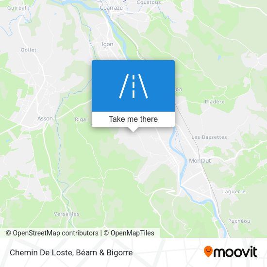 Chemin De Loste map