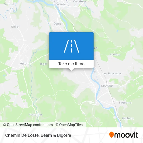 Chemin De Loste map