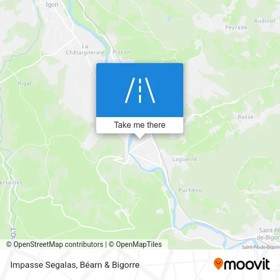Impasse Segalas map