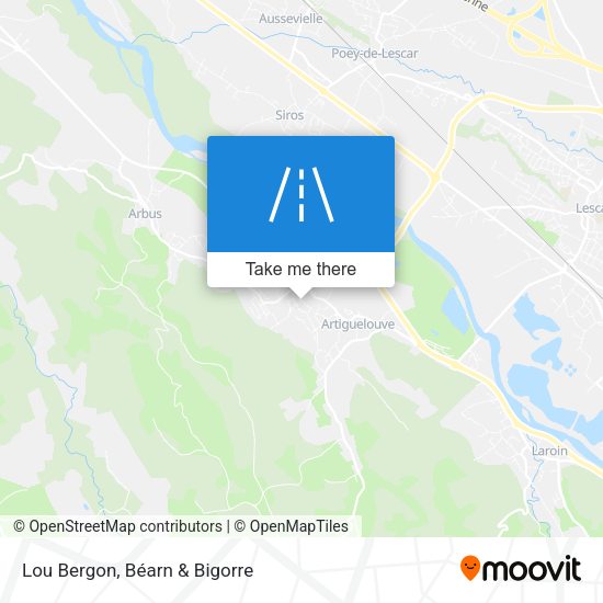 Lou Bergon map