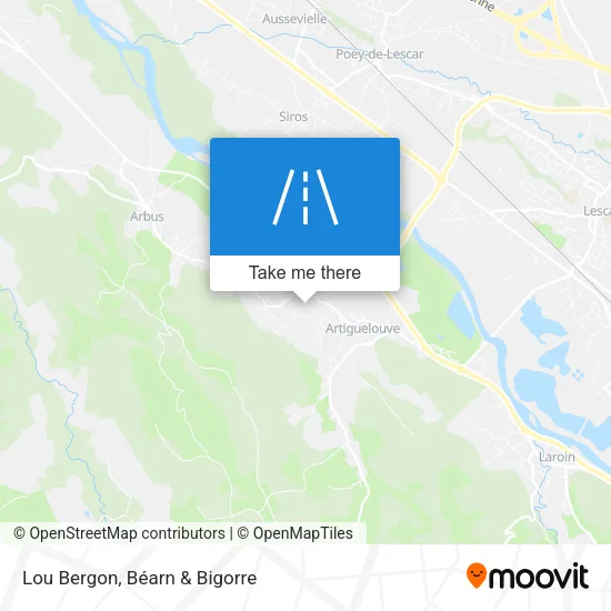 Lou Bergon map