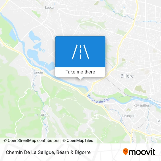 Chemin De La Saligue map