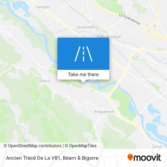 Ancien Tracé De La V81 map