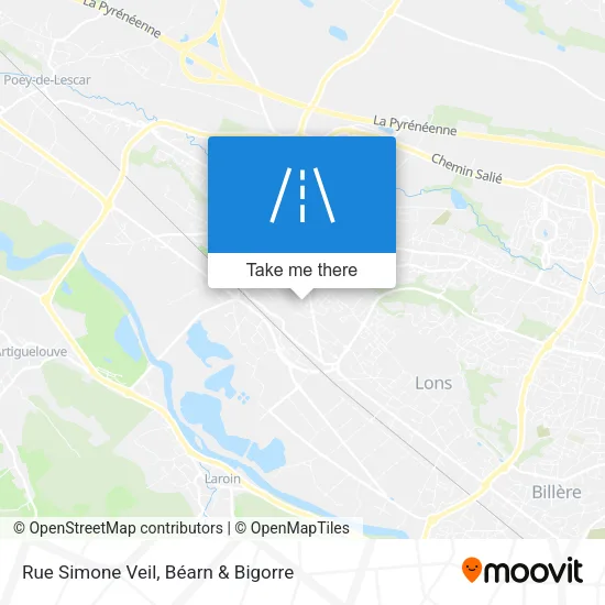 Rue Simone Veil map