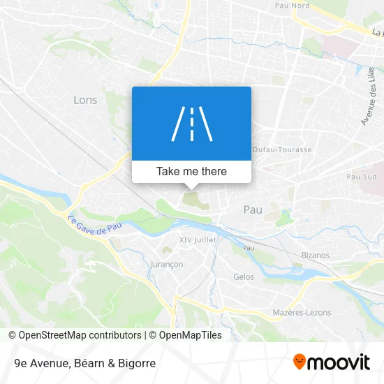 9e Avenue map