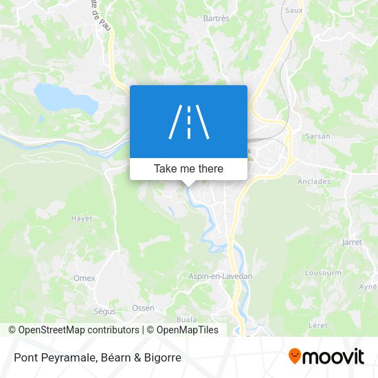 Pont Peyramale map