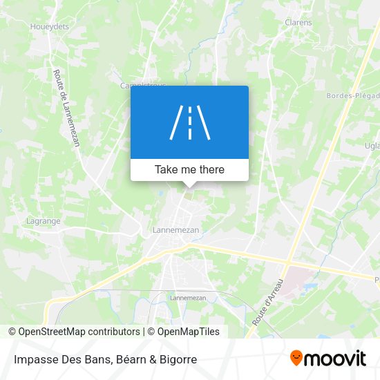 Impasse Des Bans map